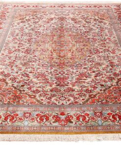 Qom Persian Rug 318 × 212 cm, silk, hand-knotted — view 2