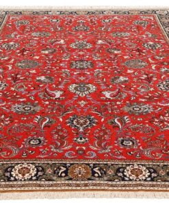 Qom Persian Rug 340 × 251 cm, wool & silk, hand-knotted — view 2