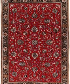 Qom Persian Rug 340 × 251 cm, wool & silk, hand-knotted
