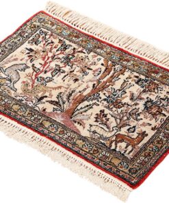 Qom Persian Rug 66 × 44 cm, silk, hand-knotted — view 3