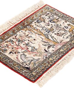 Qom Persian Rug 66 × 44 cm, silk, hand-knotted — view 4