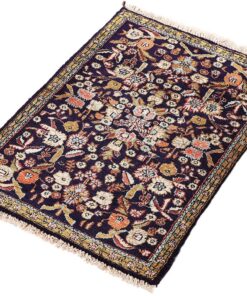 Qom Persian Rug 82 × 56 cm, silk, hand-knotted — view 3