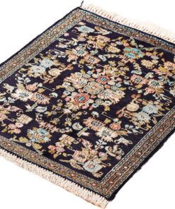 Qom Persian Rug 74 × 57 cm, silk, hand-knotted — view 3