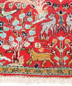 Qom Persian Rug 80 × 57 cm, silk, hand-knotted — view 5