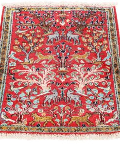 Qom Persian Rug 80 × 57 cm, silk, hand-knotted — view 2