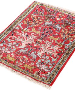 Qom Persian Rug 80 × 57 cm, silk, hand-knotted — view 3