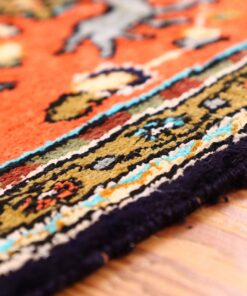 Qom Persian Rug 78 × 58 cm, silk, hand-knotted — view 6