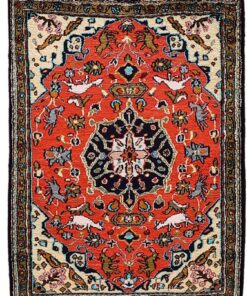 Qom Persian Rug 78 × 58 cm, silk, hand-knotted