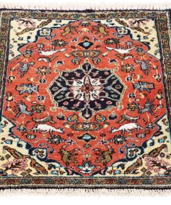 Qom Persian Rug 78 × 58 cm, silk, hand-knotted — view 2