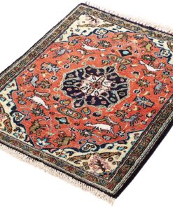 Qom Persian Rug 78 × 58 cm, silk, hand-knotted — view 3