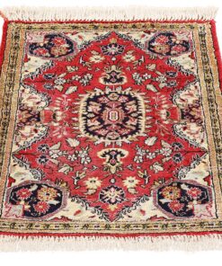 Qom Persian Rug 75 × 61 cm, silk, hand-knotted — view 2