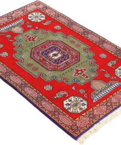 Qom Persian Rug 124 × 83 cm, wool & silk, hand-knotted — view 4