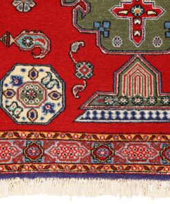Qom Persian Rug 124 × 83 cm, wool & silk, hand-knotted — view 5