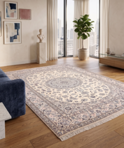 Nain Persian Rug 353 × 249 cm, wool & silk, hand-knotted — view 2