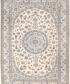Nain Persian Rug 353 × 249 cm, wool & silk, hand-knotted